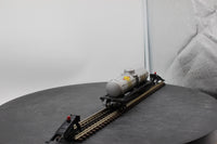 Lionel Postwar 2555 Sunoco METAL Tank Car with Flying Shoes O SCALE Used Excellent Damaged Box