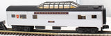 MTH 30-6070 PENNSYLVANIA RAILROAD O-27 Streamlined Vista Dome Observation Car #2036 O Scale Like New