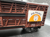 Lionel 6-19560 NORTHERN PACIFIC BI-LEVEL STOCK CAR PIG PALACE #6356 O SCALE NEW