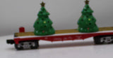 Lionel 2128060 Christmas Tree Flatcar w Blinking Lights O SCALE Like New