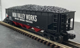MTH Railking 30-75221 Mon Valley RailKing 4-Bay Hopper Car O SCALE Like New
