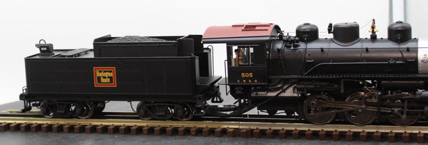 Atlas 3701-2 USRA 0-6-0 Steam locomotive and Tender Burlington #505  O SCALE Like New