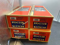 Lionel 6-19131, 6-19132, 6-19133, 6-19134 Lackawanna Passenger Cars (Set of 4) O Scale Used Excellent