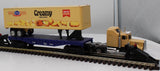K-line k92378 Kroger Trailer and Flat Car with TractorO SCALE Like New