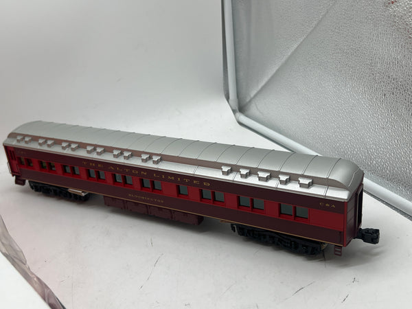 Lionel 6-15504 CHICAGO & ALTON "ALTON LIMITED" HEAVYWEIGHT STATIONSOUNDS DINER O SCALE Like New