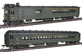 Bachmann Spectrum  81424 MARYLAND & PENNSYLVANIA ma & pa EMC Gas Electric Doodlebug & Coach Trailer DCC  HO Scale Like New