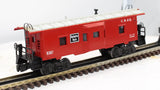Lionel 6-9387 CHICAGO BURLINGTON & QUINCY BAY WINDOW CABOOSE O Scale Like New