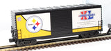 MTH Railking 30-74362 NFL - Pittsburgh Steelers - Super Bowl O SCALE Like New limited