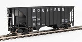 Walthers Mainline 910-56618 Southern Railway HO 34ft 100-Ton 2-Bay Hopper HO SCALE Like New