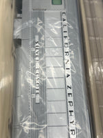 Atlas 3007001-1 CB&Q California Zephyr Silver Coyote Baggage Car  Scale Passenger Car 3 Rail 905 O SCALE NEW