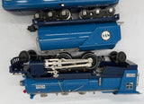 MTH 263e Tinplate Blue Comet Locomotive w/ NYC tender and 4 Cars (as is) O Scale Used Damaged Box as is final sale
