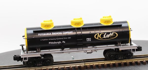 MTH Railking 30-7367 Iron City RailKing 3-Dome Tank Car Light Car No. PBC1861 O SCALE Used Excellent