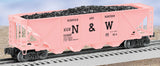 Lionel 6-19357 N&W Hopper #6444-25 Pink (Girls' Train) O SCALE Like New
