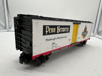 MTH Railking 30-78139 Penn Brewery Modern Reefer Car #1986. Pittsburgh PA  Microbrewery O SCALE Like New