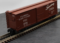 Atlas 8308-4 Florida East Coast 40' USRA Double Sheathed box Car O Scale Like New Damaged Box
