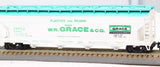 AHM 52102 W.R Grace & Co. 4 Bay Closed Hopper  HO SCALE Like New