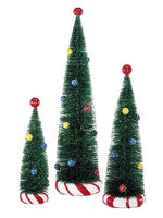 Department 56 56.56721 Peppermint Trees Village Accessories (set of 3 trees)