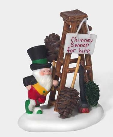 Department 56 56.56843 Chimney Sweep for Hire! North Pole Series
