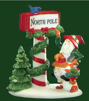Department 56 5608-1 Trimming The North Pole Heritage Village Collection