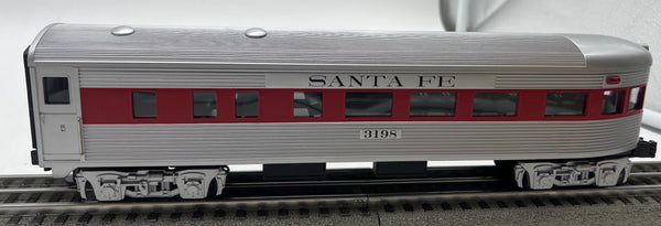 MTH RK-6013 Santa Fe Streamlined Observation Car O SCALE Like New