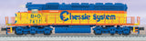 Lionel 6-28245 Chessie Conventional SD40-2 #7617 diesel locomotive  O SCALE Used Excellent
