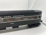 MTH Railking 30-6110e NEW YORK CENTRAL NYC LIGHTNING STRIPE PASSENGER OBSERVATION CAR O SCALE Like New