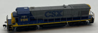 Atlas 49716 CSX Diesel Locomotive Gray & Blue & Yellow #3106 N Scale Used Excellent No Box