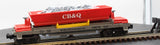 Lionel 6-16676 Chicago Burlington & Quincy Operating Coal Dump Car O SCALE Used Damaged Box