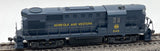 Kato Norfolk Western N&W Blue 345 Diesel locomotive HO SCALE Like New No Box