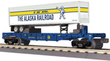 MTH Railking 30-76427 Alaska RailKing Flat Car w/40' Trailer Scale O SCALE NEW