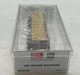 Micro Trains 85000021 RIO GRANDE SOUTHERN 30' Refrigerator Car Line #2101 HOn3 Scale Used Excellent Damaged Box