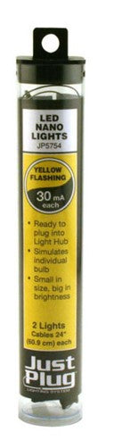 Woodland Scenics WDSJP5754 Yellow Flashing LED Nano Lights