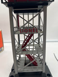 Lionel 6-2318 #192 control tower Red- MPC era? O SCALE Used AS IS Damaged Box