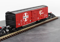 MTH RailKing 30-7406 Atchison Topeka Santa Fe Semi-Scale Boxcar O SCALE Used Excellent