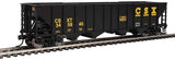 Walthers 910-1987 CSX Transportation 50' 100-Ton 4-Bay Hopper Mainline #345840 HO Scale Like New