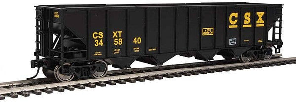 Walthers 910-1987 CSX Transportation 50' 100-Ton 4-Bay Hopper Mainline #345840 HO Scale Like New