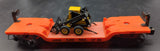 Lionel 6-16958 flatcar with Ertl die-cast New Holland loader O SCALE Like New