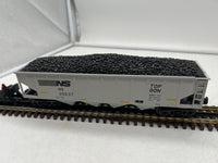 MTH Railking 30-75442 Norfolk Southern RailKing 4-Bay Hopper Car O SCALE Used Excellent