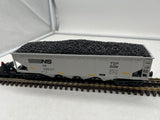 MTH Railking 30-75442 Norfolk Southern RailKing 4-Bay Hopper Car O SCALE Used Excellent