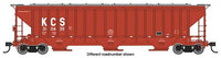 Walthers 910-49018 57' Trinity 4750 3-Bay Covered Hopper - Ready to Run -- Kansas City Southern #310444 HO SCALE NEW