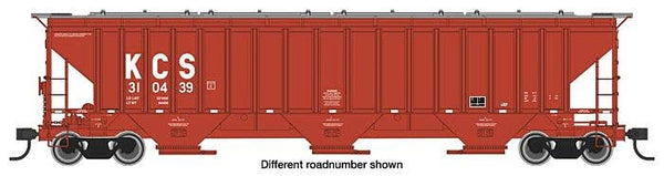 Walthers 910-49018 57' Trinity 4750 3-Bay Covered Hopper - Ready to Run -- Kansas City Southern #310444 HO SCALE NEW