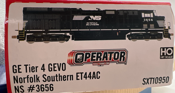 ScaleTrains Operator Series SXT10950 Norfolk Southern NS GE Tier 4 GEVO ET44AC Diesel Locomotive DCC READY HO SCALE NEW