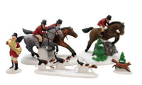 Department 56  58391 TALLYHO SET/5 Dickens Village Fox Hunt Accessory Heritage Village Collection