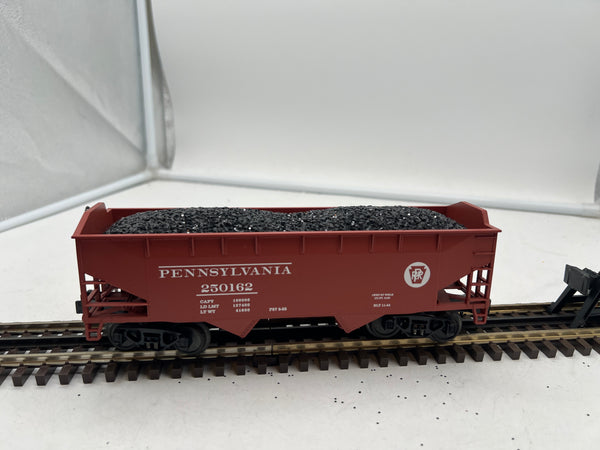 MTH Premier 20-90326f Pennsylvania O Scale Premier 2-Bay Offset Hopper Car Used Excellent