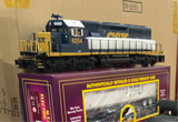 MTH Premier 20-20153-1 CSX SD40-2 Diesel Flat Car Freight Set With Proto Sound 2.0 #831. O SCALE NEW