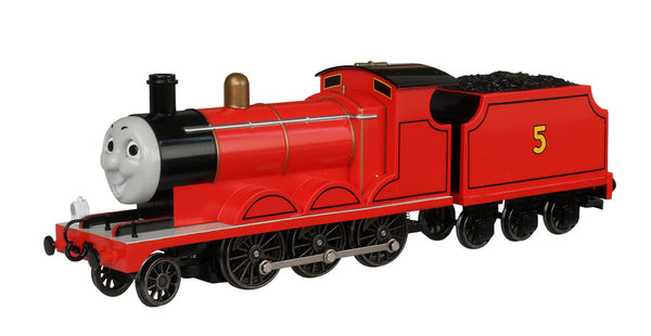 Bachmann 58743 James the Red Engine with Moving Eyes Thomas the Tank Engine HO Scale old packaging