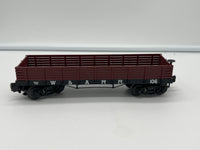 MTH Railking 30-72084 W.A.R.R. Gondola Car (19th Century) - W.A.R.R. O SCALE Like New