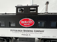 MTH Railking 30-77142 PBC - Iron City Steel Caboose #Iron City. O SCALE Like New