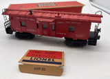 Lionel Postwar 6517  Lionel lines Bay Window Caboose O SCALE Used Excellent Damaged Box