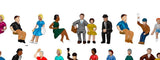 Lionel 1957210 Sitting Passenger Figures Bulk HO SCALE NEW